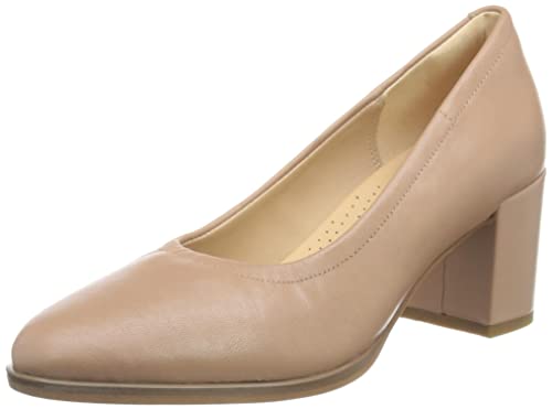 Clarks Damen Freva55 Court Pump, Praline Leather, 38 EU Clarks Damen Freva55 Court Pump, Praline Leather, 38 EU von Clarks