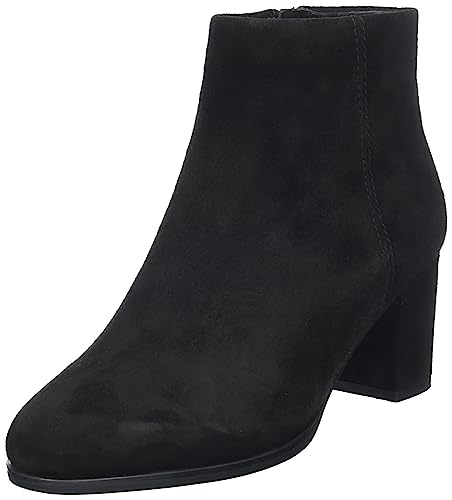 Clarks Damen Freva55 Zip Chukka-Stiefel, Black Leather, 39 EU von Clarks