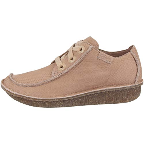 Clarks Damen Funny Dream Brogue, Pink Dustypink Nubuck Dustypink Nubuck, 38 EU von Clarks