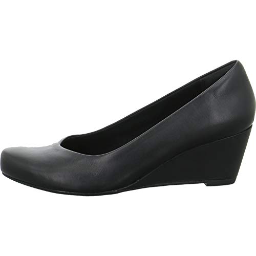 Clarks Damen Geschlossene Sandalen, Schwarz (Black Leather), 36 EU von Clarks