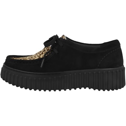 Clarks Unisex Torhill Bee Sneaker, Noir, 39.5 EU von Clarks