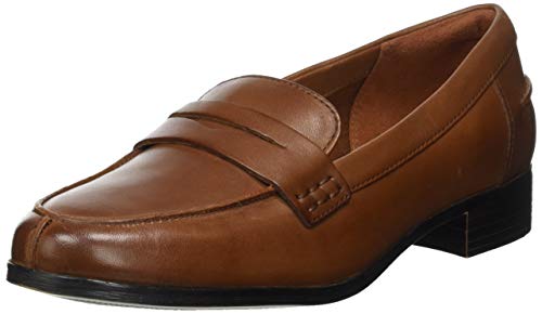 Clarks Damen Hamble Loafer, Braun Tan Leather, 36 EU von Clarks