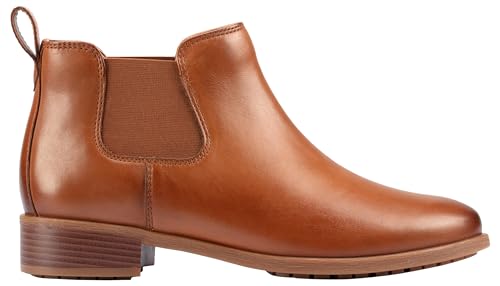 Clarks Damen Havisham Top Chelsea-Stiefel, braun (tan), 40 EU von Clarks