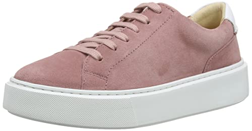 Clarks Damen Hero Lite Lace Sneaker, Rose Suede, 38 EU von Clarks