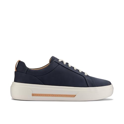 Clarks Damen Hollyhock Walk Sneaker, Navy Nubuck, 41.5 EU Clarks Damen Hollyhock Walk Sneaker, Navy Nubuck, 41.5 EU von Clarks