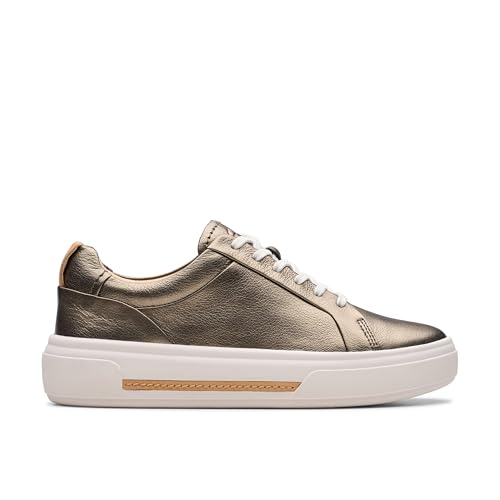 Clarks Damen Hollyhock Walk Sneaker, metallisch, 38 EU Clarks Damen Hollyhock Walk Sneaker, metallisch, 38 EU von Clarks