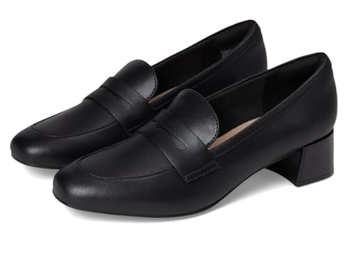 Clarks Damen Iridessa Sky Pump, Schwarz Leder, 8 Wide von Clarks