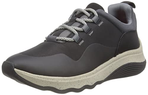 Clarks Damen Jaunt Lace Sneaker, Black, 35.5 EU von Clarks