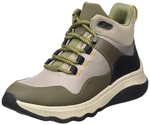 Clarks Damen Jaunt Lo Hiking Boot, Dark Olive Combi, 36 EU von Clarks