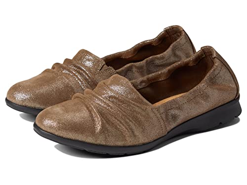 Clarks Damen Jenette Ruby Ballerinas, Pewter Met, 40 EU Weit von Clarks