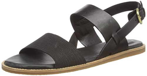 Clarks Damen Karsea Strap Sandal, Black Combi, 35.5 EU von Clarks