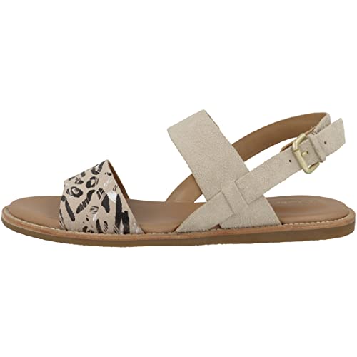 Clarks Damen Karsea Strap Sandal, Light Sand, 35.5 EU von Clarks