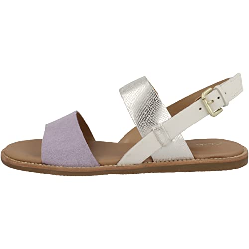 Clarks Damen Karsea Strap Sandal, Lilac Combi, 39 EU von Clarks