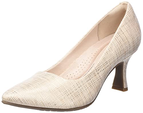 Clarks Damen Kataleyna Gem Pump, Sand Metallic, 39 EU von Clarks