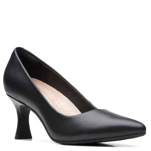 Clarks Damen Kataleyna Gem Pumps, Schwarz Leder, 40 EU von Clarks