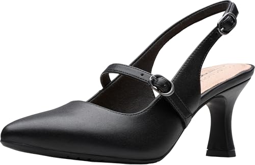 Clarks Damen Kataleyna Ruby Pump, Schwarz Leder, 36.5 EU von Clarks