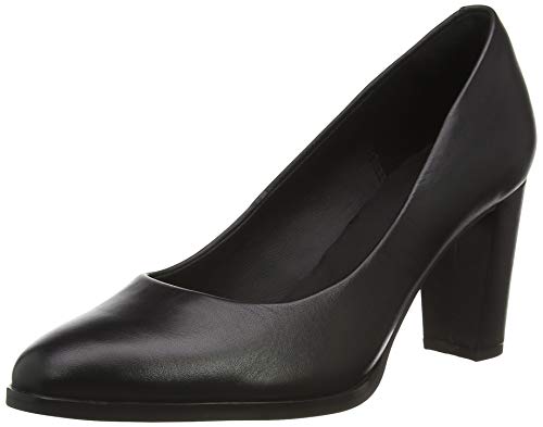 Clarks Damen Kaylin Cara Pumps, Schwarzes Leder, 37 EU von Clarks