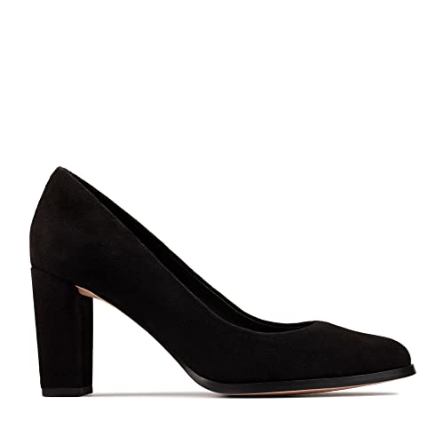 Clarks Damen Kaylin Cara Pumps, Schwarzes Wildleder, 37 EU von Clarks