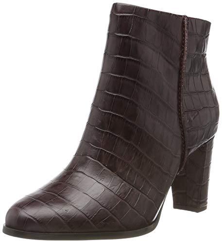 Clarks Damen Kaylin Fern Stiefeletten, Braun (Burgundy Burgundy), 41 EU von Clarks