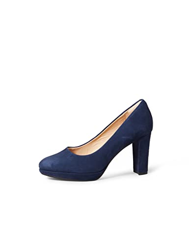 Clarks Damen Kendra Sienna Uniform Schuh Navy Suede von Clarks