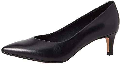 Clarks Damen Laina55 Court Pumps, Schwarz (Black Leather Black Leather) von Clarks