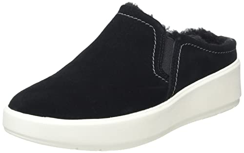 Clarks Damen Layton Gem Sneaker, Black SDE, 37 EU von Clarks