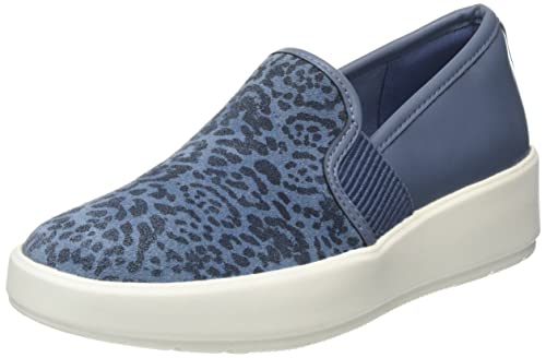 Clarks Damen Layton Petal Sneaker, Blue Grey, 41.5 EU von Clarks