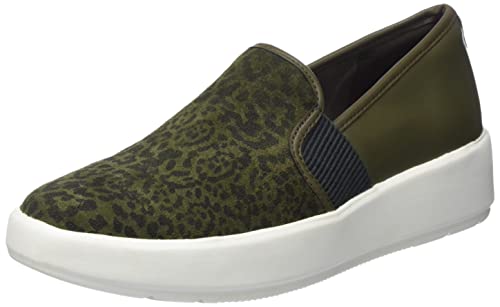 Clarks Damen Layton Petal Sneaker, Dark Olive, 38 EU von Clarks