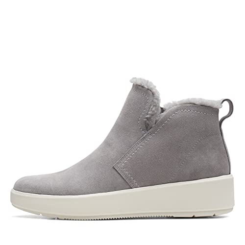 Clarks Damen Layton Star Stiefelette, grau, 39.5 EU Weit von Clarks