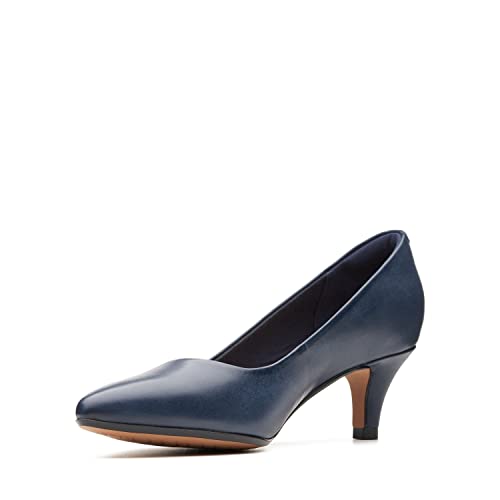 Clarks Damen Linvale Jerica Pumps, Navy Leather, 36 EU von Clarks