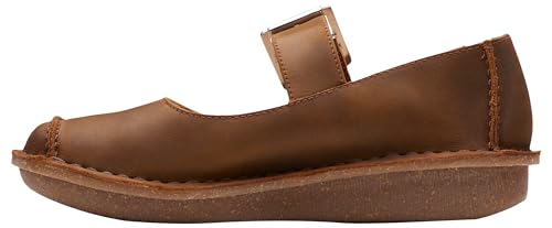 Clarks Damen Lustige Bar Flacher Slipper, Bienenwachsleder, 42 EU von Clarks