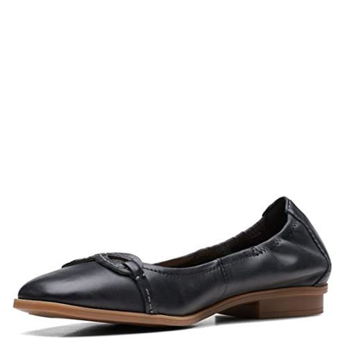 Clarks Damen Lyrical Rhyme Ballerinas, Schwarz Leder, 40 EU von Clarks