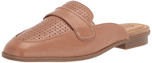 Clarks Damen Lyrical Rose Hausschuh, Warmes, beigefarbenes Leder, 41.5 EU Weit von Clarks