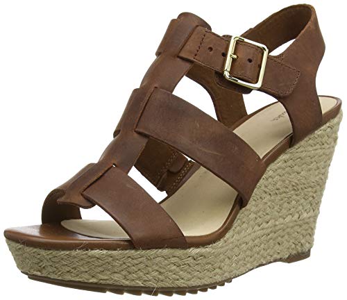 Clarks Damen Maritsa95 Glad Slingback Sandalen, Braun (Tan Leather Tan Leather), 36.5 EU von Clarks