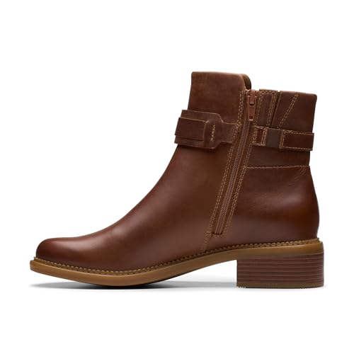Clarks Damen Maye Bella Mode-Stiefel, braun (tan), 39 EU von Clarks