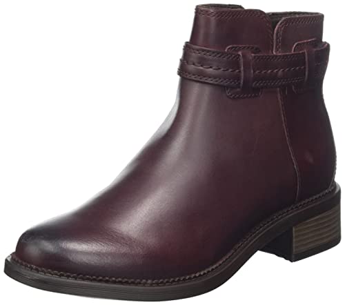 Clarks Damen Maye Ease Chelsea Boot, Dark Brown Lea, 42 EU von Clarks