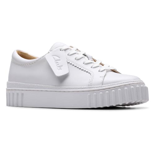 CLARKS Unisex Mayhill Walk Shoes, White Leather, 39.5 EU CLARKS Unisex Mayhill Walk Shoes, White Leather, 39.5 EU von CLARKS