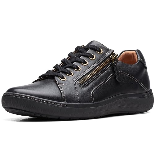 Clarks Damen Nalle Lace Sneaker, Schwarz, 36 EU Weit Clarks Damen Nalle Lace Sneaker, Schwarz, 36 EU Weit von Clarks