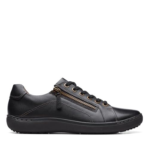 Clarks Damen Nalle Lace Sneaker, Schwarz, 37 EU Clarks Damen Nalle Lace Sneaker, Schwarz, 37 EU von Clarks