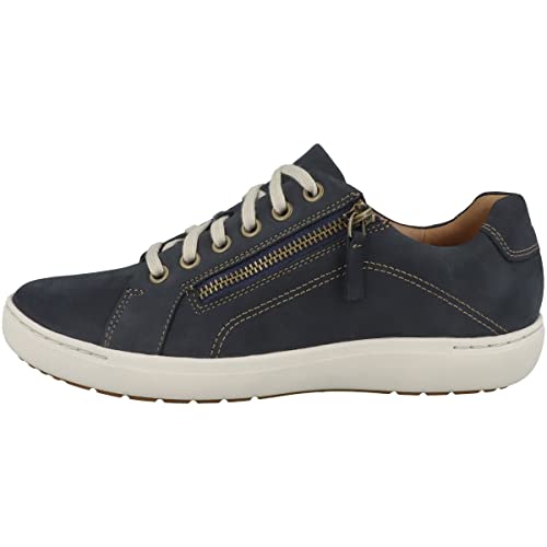 Clarks Damen Nalle Lace Sneaker, Navy Nubuck, 38 EU Clarks Damen Nalle Lace Sneaker, Navy Nubuck, 38 EU von Clarks