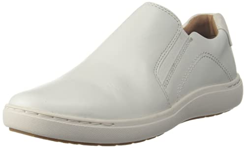 Clarks Damen Nalle Stride Hausschuh, White Leather, 39 EU von Clarks