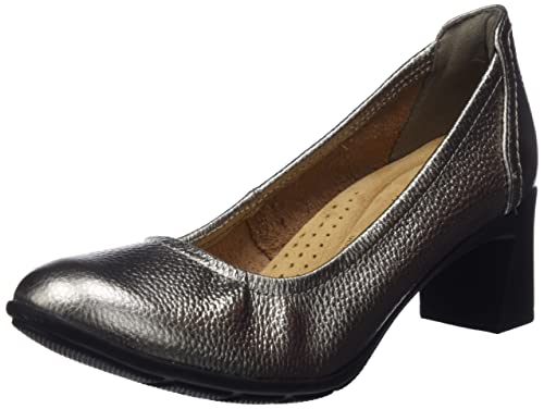 Clarks Damen Neiley Pearl Pump, Pewter Metallic, 40 EU von Clarks