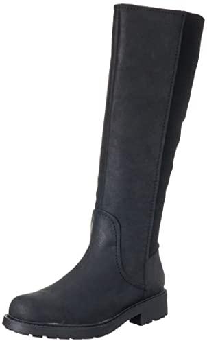 Clarks Damen Opal Glow Knee High Boot, Black Leather, 35.5 EU von Clarks