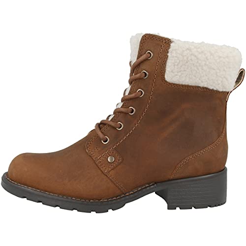 Clarks Damen Orinoco Dusk Biker Boots, Braun (Tan Leather) von Clarks