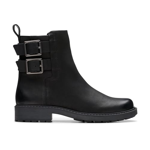 Clarks Damen Orinoco2 Bay Mode-Stiefel, Black Leather, 35.5 EU Clarks Damen Orinoco2 Bay Mode-Stiefel, Black Leather, 35.5 EU von Clarks