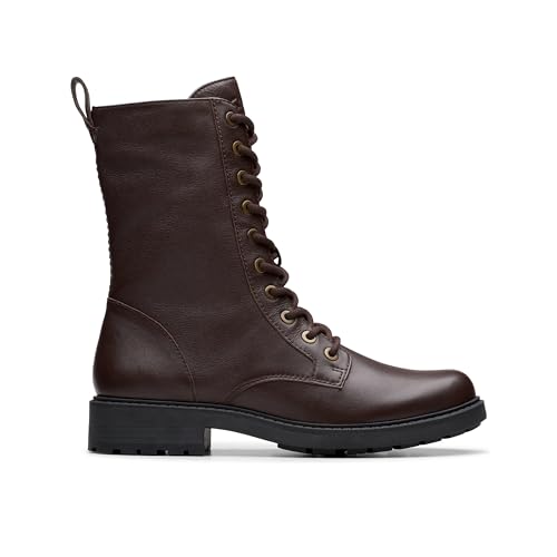 Clarks Damen Orinoco2 Style Mode-Stiefel, Dark Brown Lea, 37 EU von Clarks