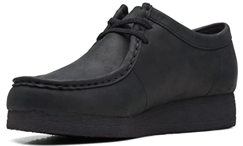 Clarks Damen Padmora Oxford, Schwarz Leder, 37.5 EU von Clarks