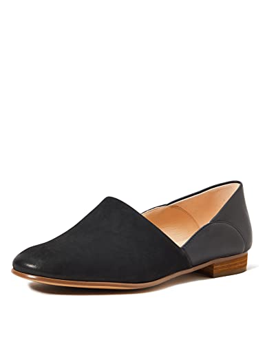 Clarks Damen Pure Tone Slipper, Schwarz Black Combi, 43 EU von Clarks