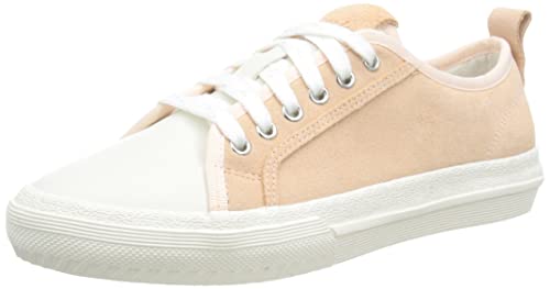 Clarks Damen Roxby Lace Sneaker, Pale Peach Combi, 35.5 EU von Clarks