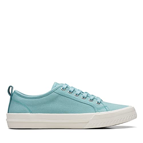 Clarks Damen Roxby Lace Sneaker, Türkis, 39 EU von Clarks